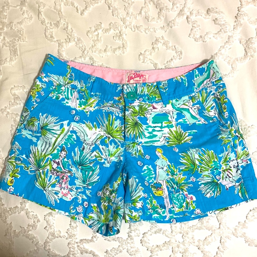 Lilly Pulitzer Original blue shorts, size 2